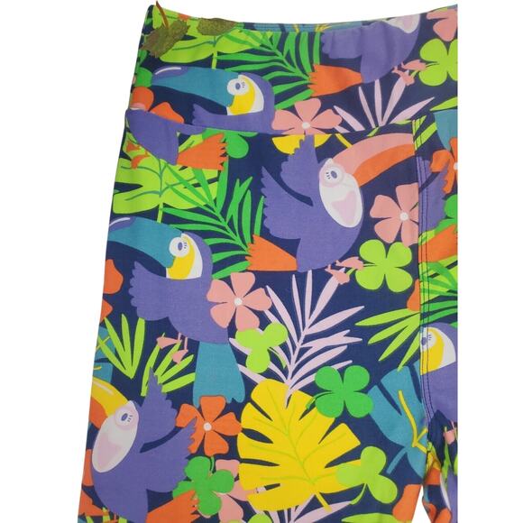 LuLaRoe Leggings TC Tall & Curvy Butter Soft Pink Floral Print Womens Plus Size - Picture 1 of 6